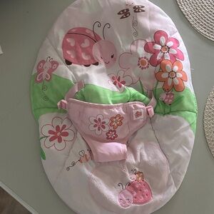 Pink and Green Baby Seat Cover